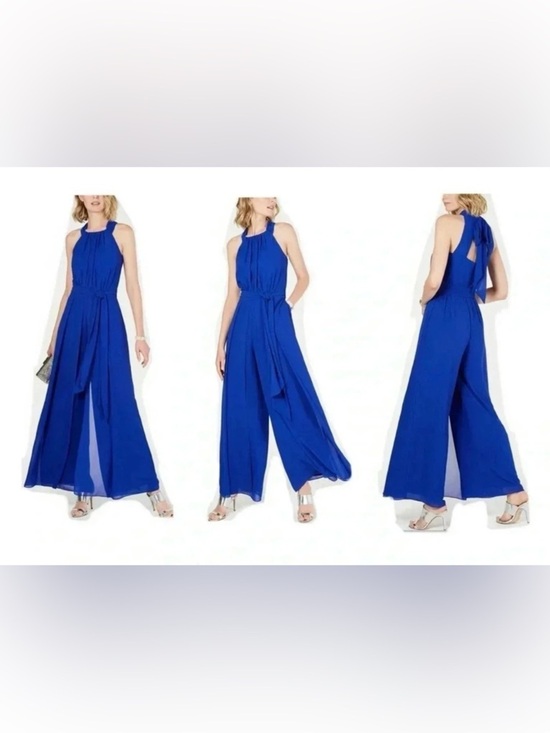 Vince Camuto Pants - Vince Camuto Chiffon Wide-Leg Jumpsuit Size 8